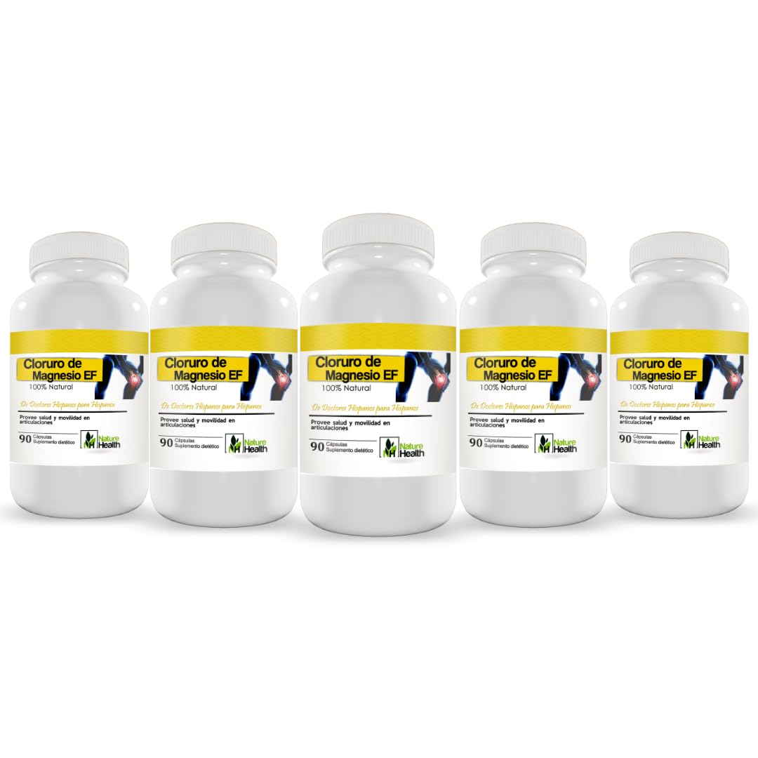 Nature Health Magnesium Chloride Capsules, 90 Count