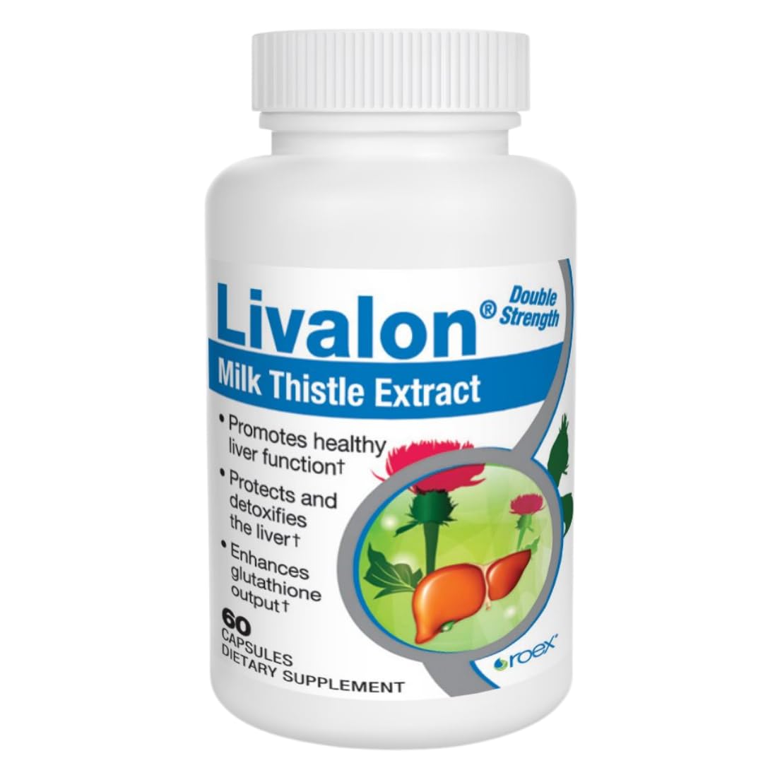 Roex Livalon Milk Thistle Extract Capsules 120 Count