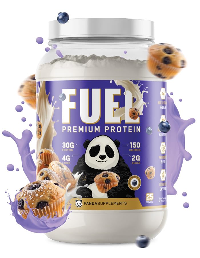 Underground Bio Labs Panda Fuel Premium Whey Protein Powder, 40 Servings
