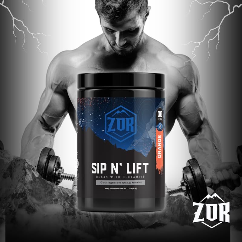 ZOR Labs SIP 'N Lift BCAA Powder 11.2 oz