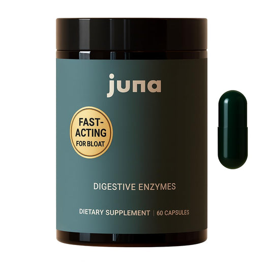 Juna Digestive Enzymes + Probiotic Capsule, 60 Capsules