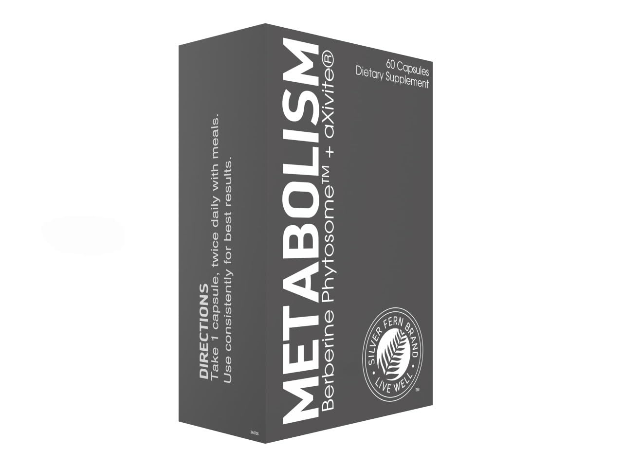 Silver Fern Metabolism Supplement + Berberine Phytosome & aXivite Capsule, 1 Count