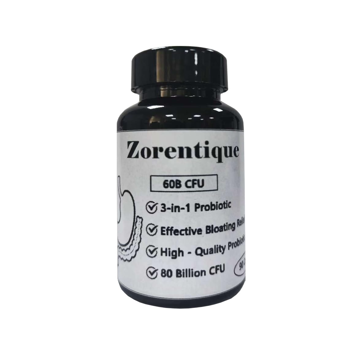 Generic Zorentique Advanced 3-in-1 Probiotic Capsule 90 Count