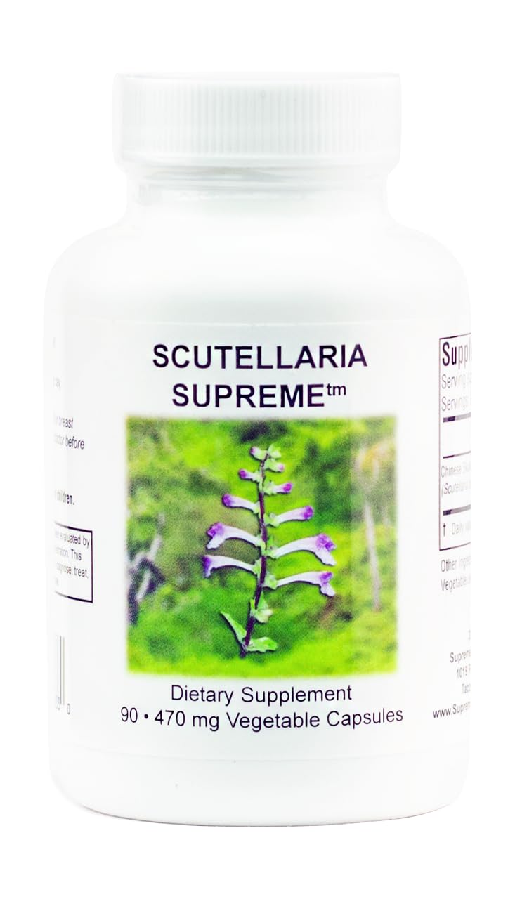 Supreme Nutrition Products Scutellaria Supreme Pure Chinese Skullcap Root Capsules, 90 Count