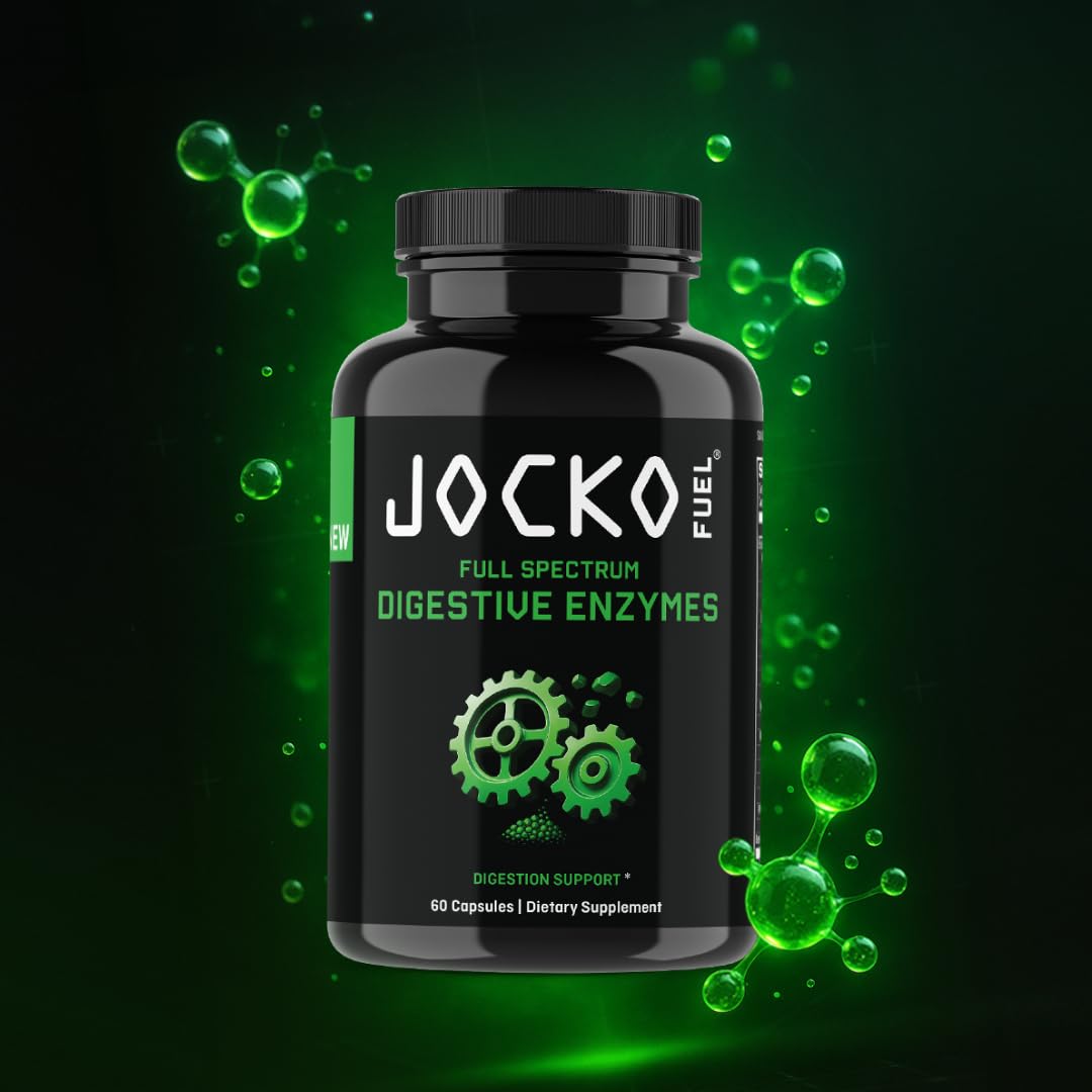 Jocko Fuel Digestive Enzymes - Full Spectrum Support, Nutrient Absorption, Gut Health Support, Digestion Aid Powder 16