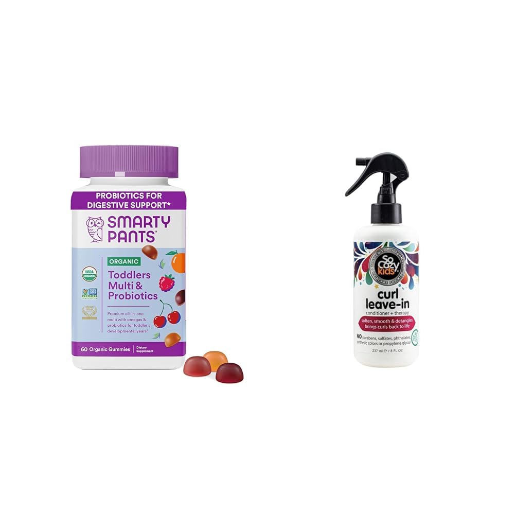 SmartyPants Organic Toddler Multivitamin Gummies, 60 Count