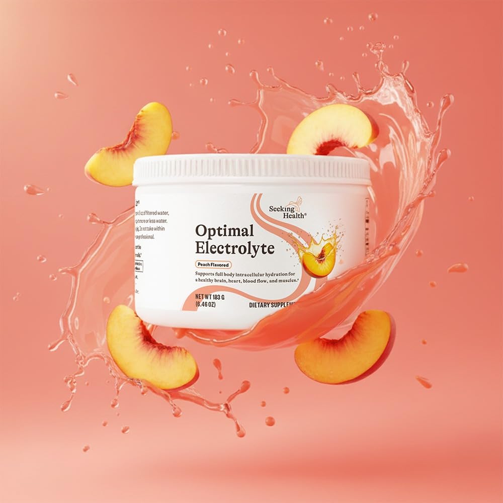 Seeking Health Optimal Electrolyte Peach Powder 6.46 Ounces