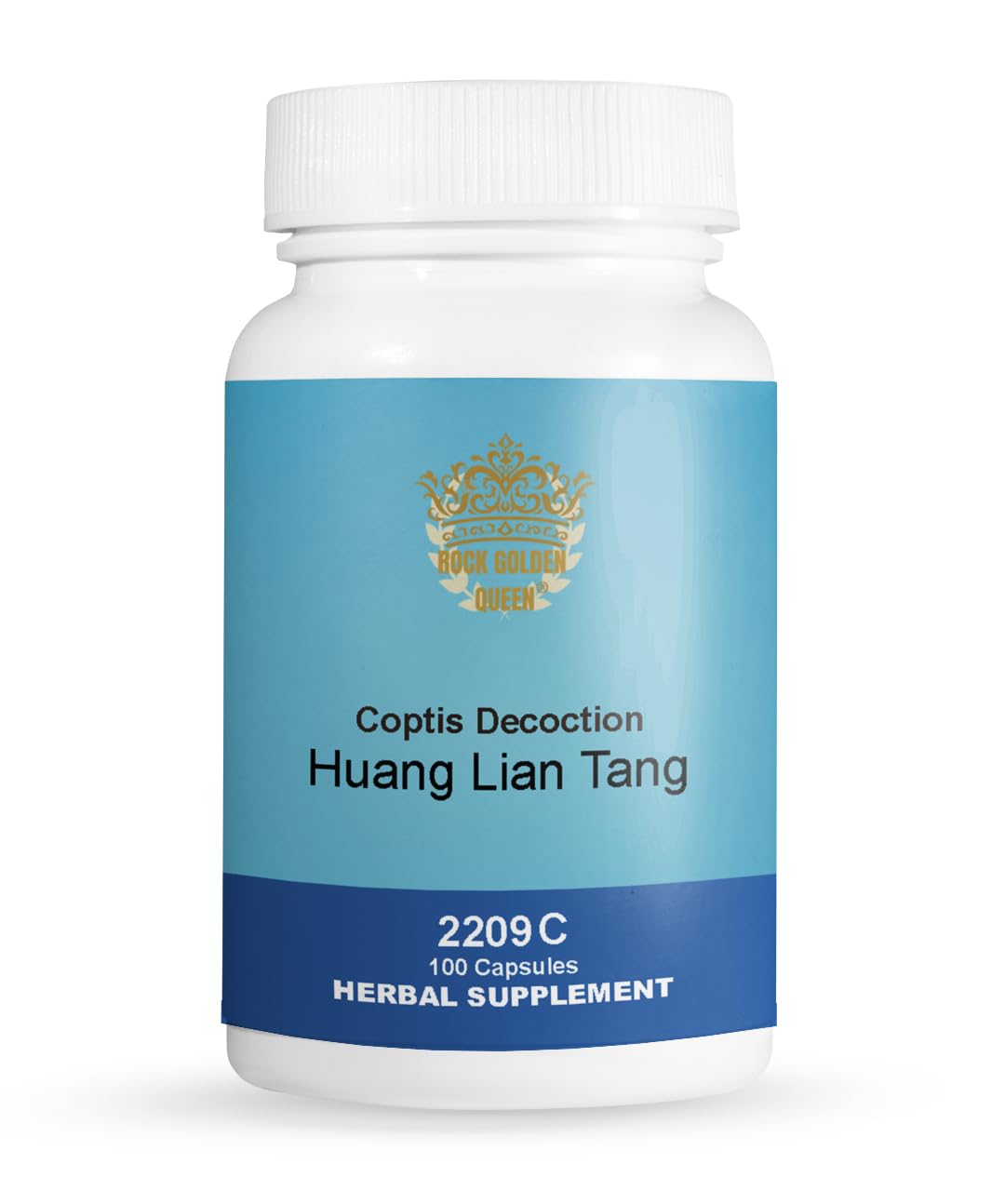 Rock Golden Queen Huang Lian Tang/Coptis Decoction Capsules 100 Count