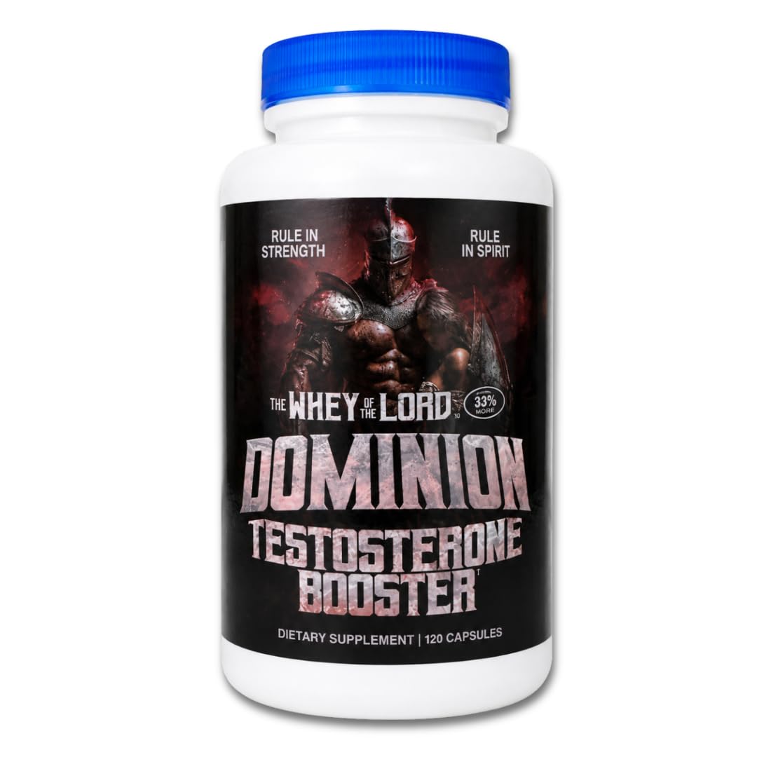 The Whey of The Lord Dominion Testosterone Booster Capsule 1 Count