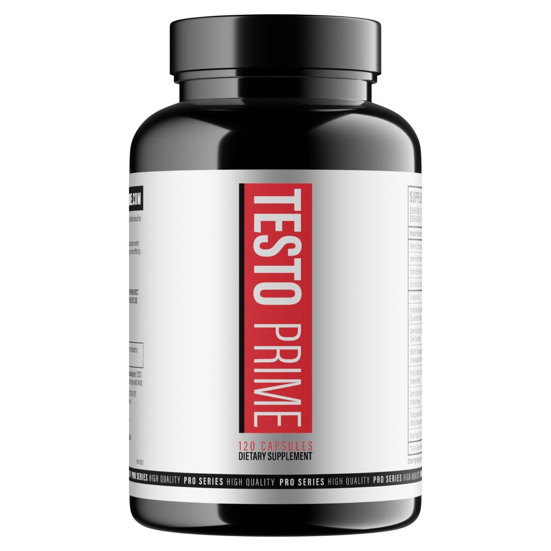 TestoPrime Testosterone Booster for Men Capsules 120