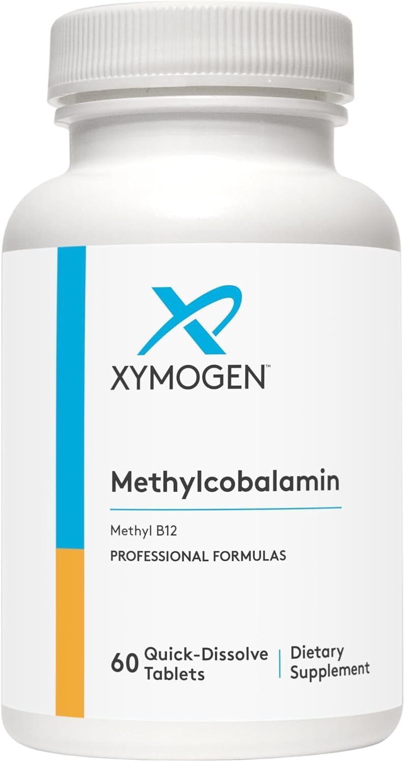 XYMOGEN Methylcobalamin 5 mg Vitamin B12 Tablet, 60 Count