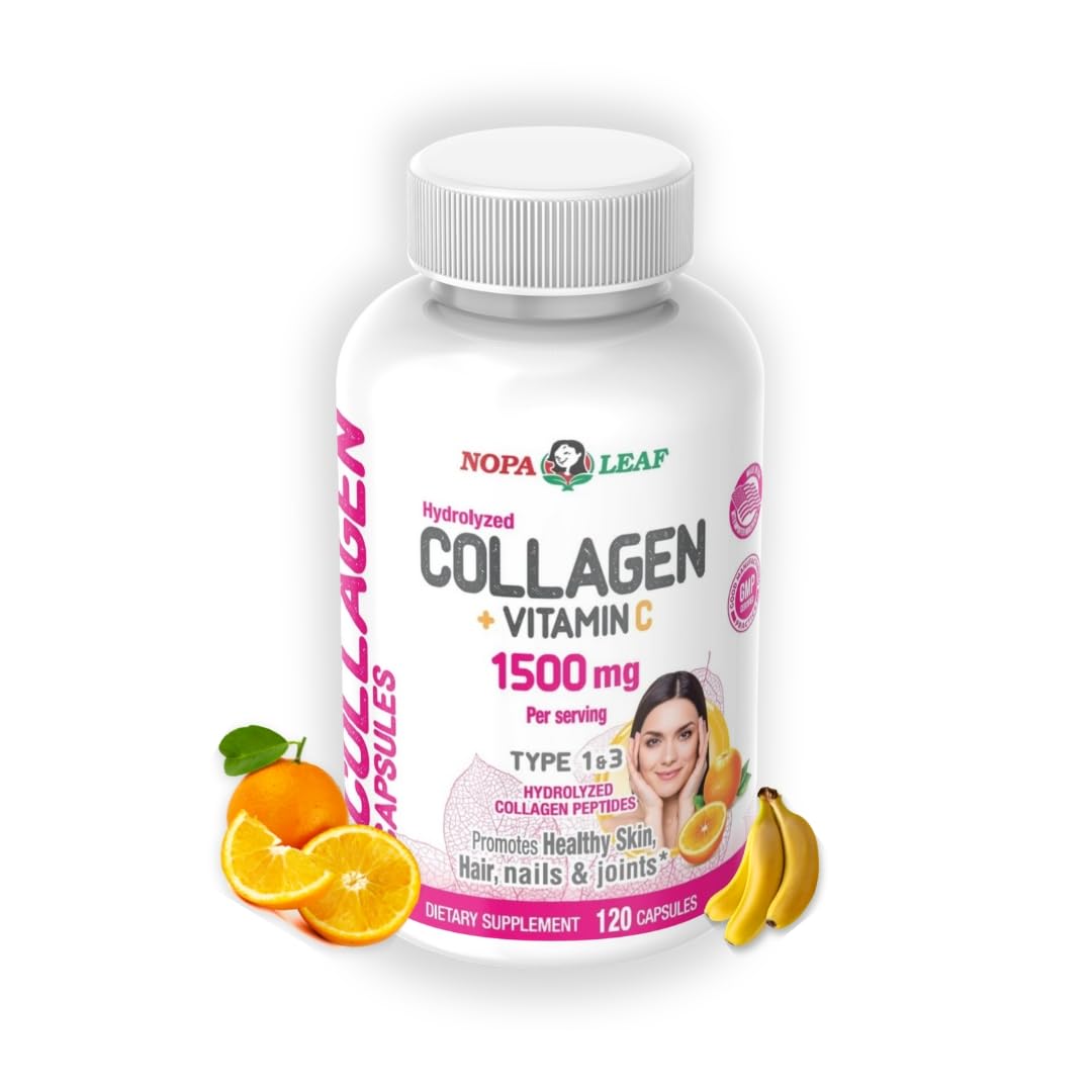 Generic Collagen Capsules with Vitamin C, 1 Count
