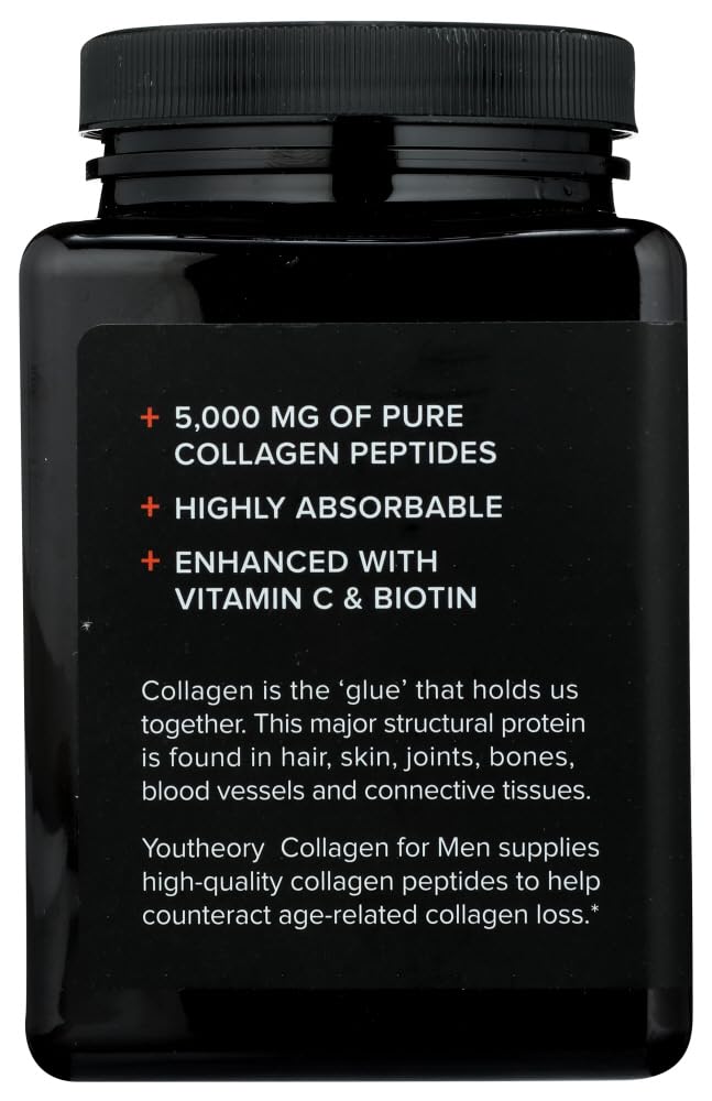 Youtheory Collagen for Men, Dairy Free Tablets 290