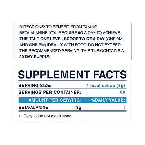 Blonyx Beta-Alanine Supplement Powder 6.35 oz