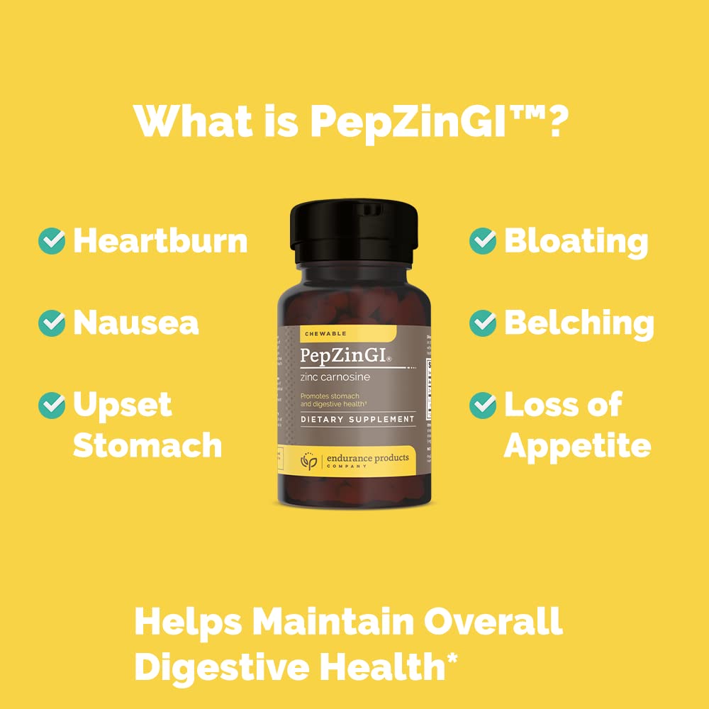 Endurance Products Endur Zinc PepZinGI 75mg for Immune Function & Digestive Health Support 60 Chewable Tablets
Endurance Products Endur-Acin Niacin 250mg Extended Release for Optimal Absorption & Low-Flush Vitamin B-3 200 Tablets