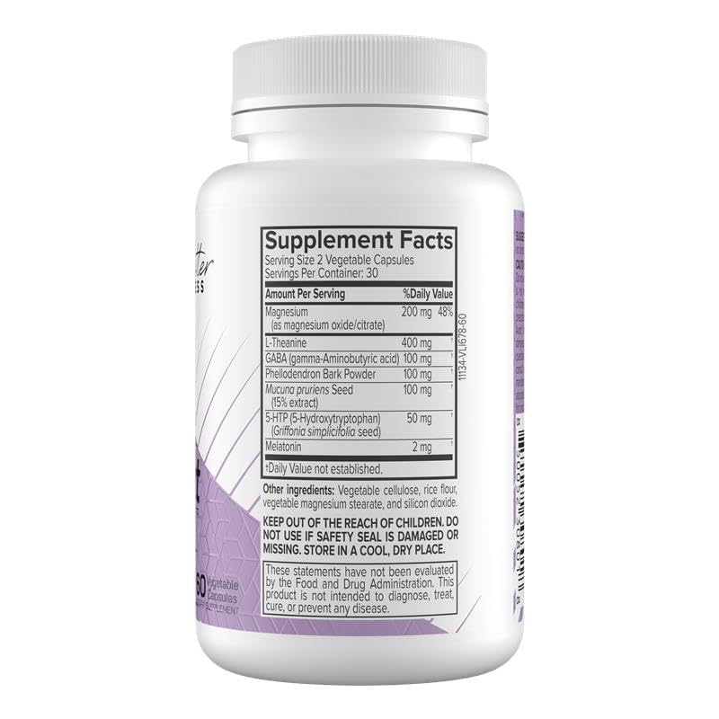 You Matter Wellness Lights Out Natural Sleep Aid with Melatonin, Magnesium & GABA Capsule 60 Count