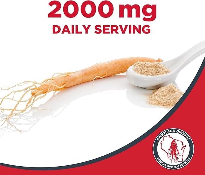 Dairyland Management LLC Korean Red Panax Ginseng Capsules 150 Count