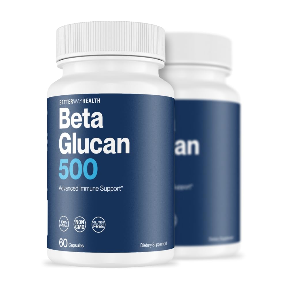 Better Way Health Advanced Immune Readiness Highly Purified 1,3/1,6 Beta Glucan 500mg 60 Capsules