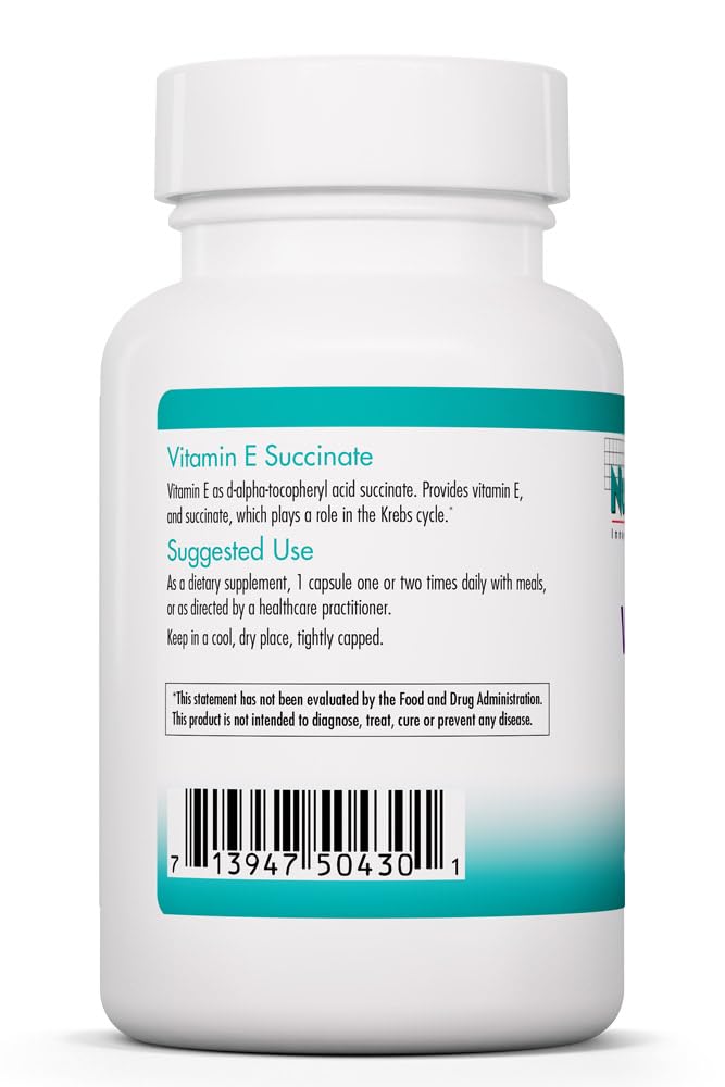 Allergy Research Group Vitamin E Succinate 400 IU Capsule, 100 Capsules