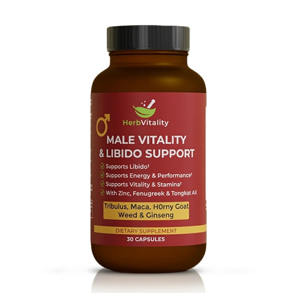 Herb Vitality Men’s Libido & Vitality Formula Capsule 30 Capsules