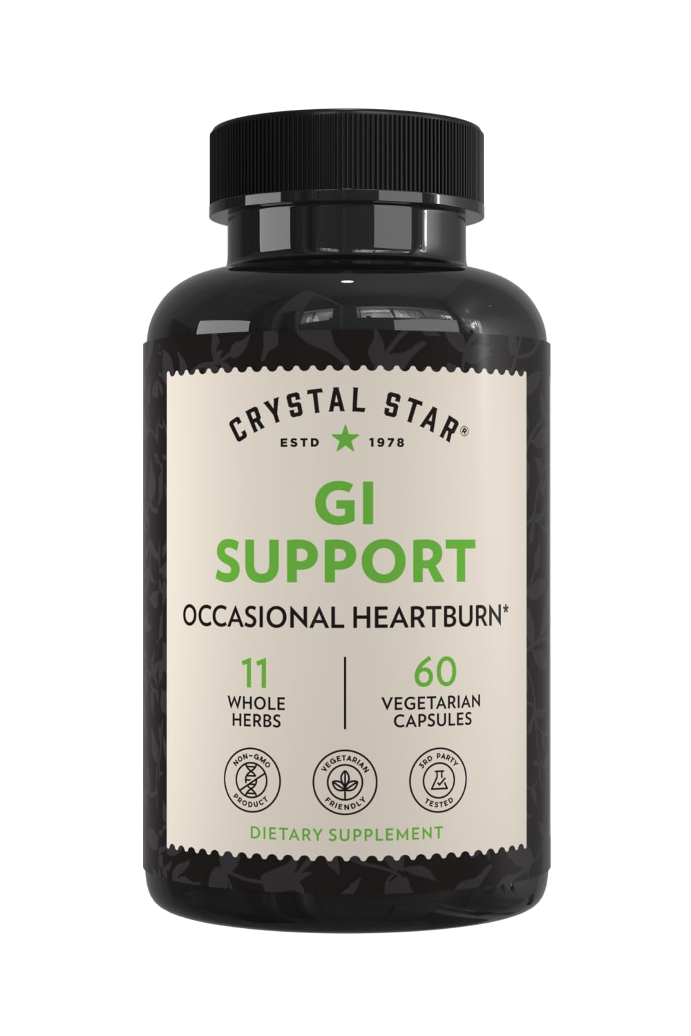Crystal Star GI Support Supplement Capsule, 60 Count