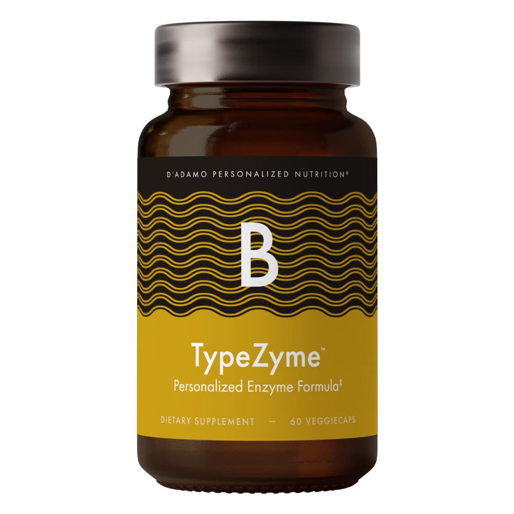 D'Adamo Personalized Nutrition TypeZyme Digestive Enzyme Capsule 60 Count