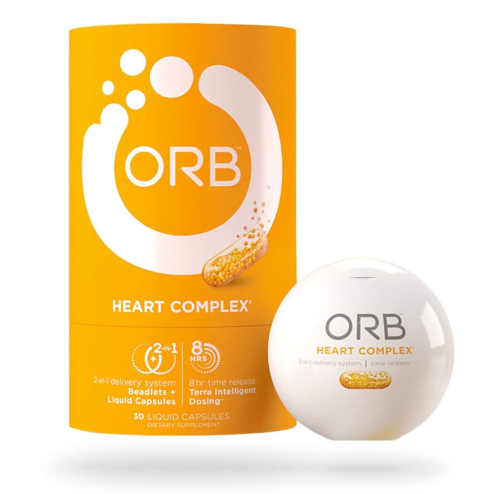 ORB Wellness Heart Complex Time-Released COQ10 60 Capsules