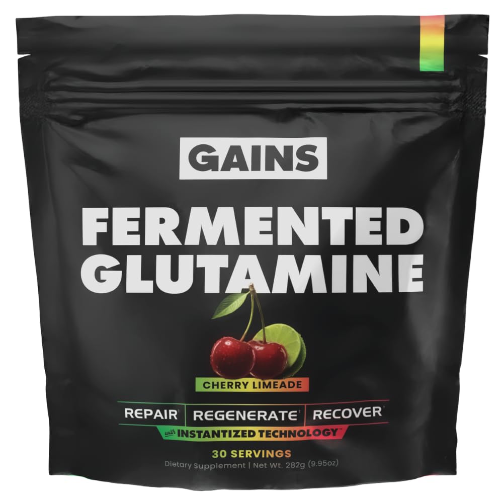 Gains in Bulk L-Glutamine Powder 9.95 oz 30 Servings