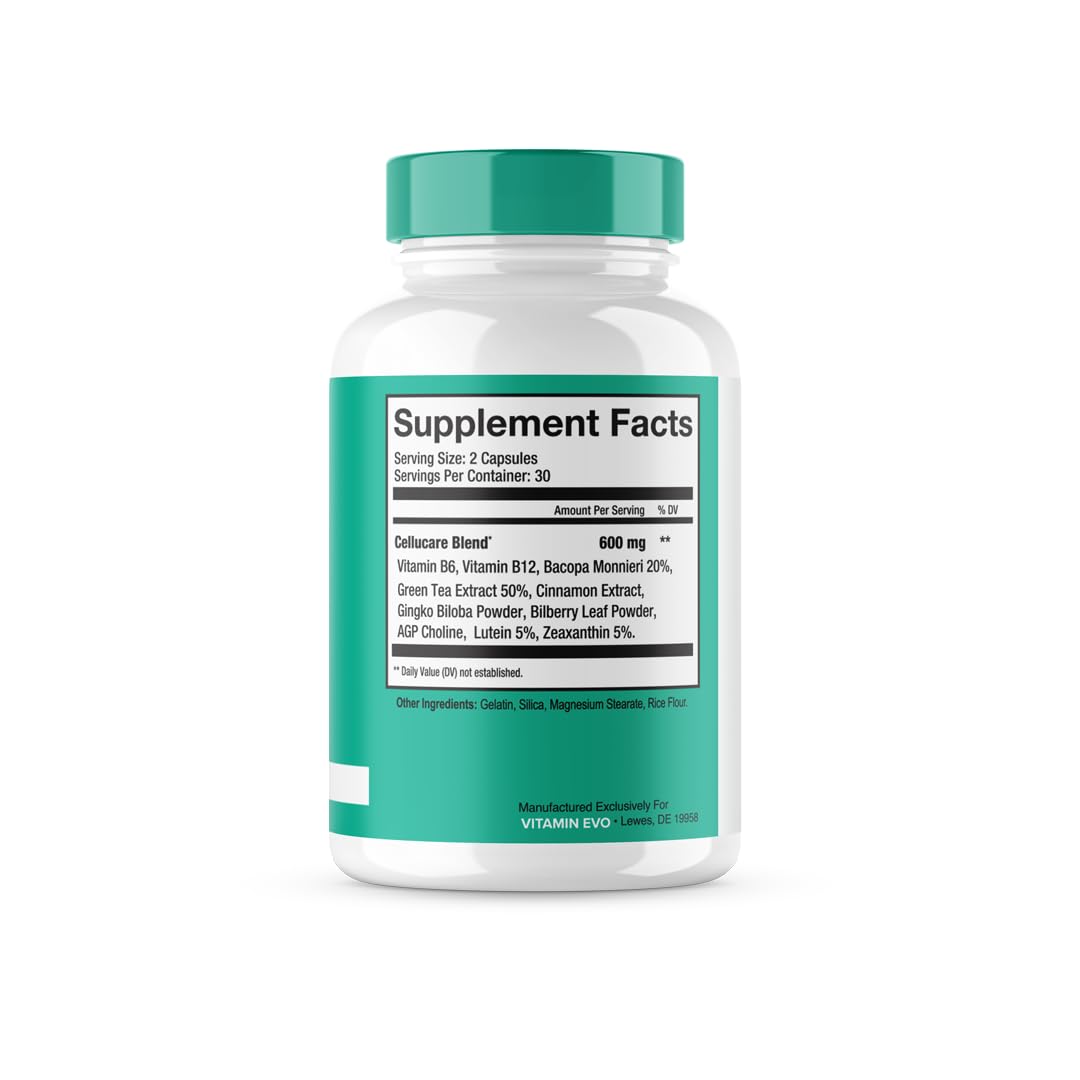 Vitamin Evo Cellucare Advanced Blood Support Formula Capsules, 60 Count