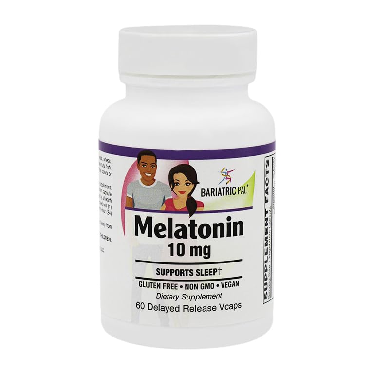 BariatricPal Melatonin Delayed-Release 10mg Capsule, 60 Count