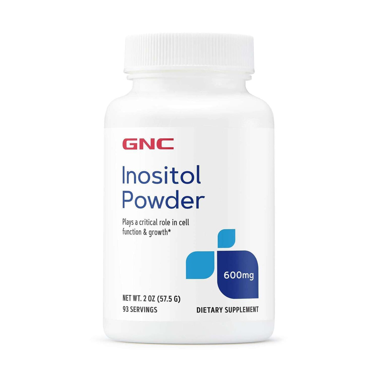 GNC Inositol Powder 600mg, 2 oz, 93 Servings