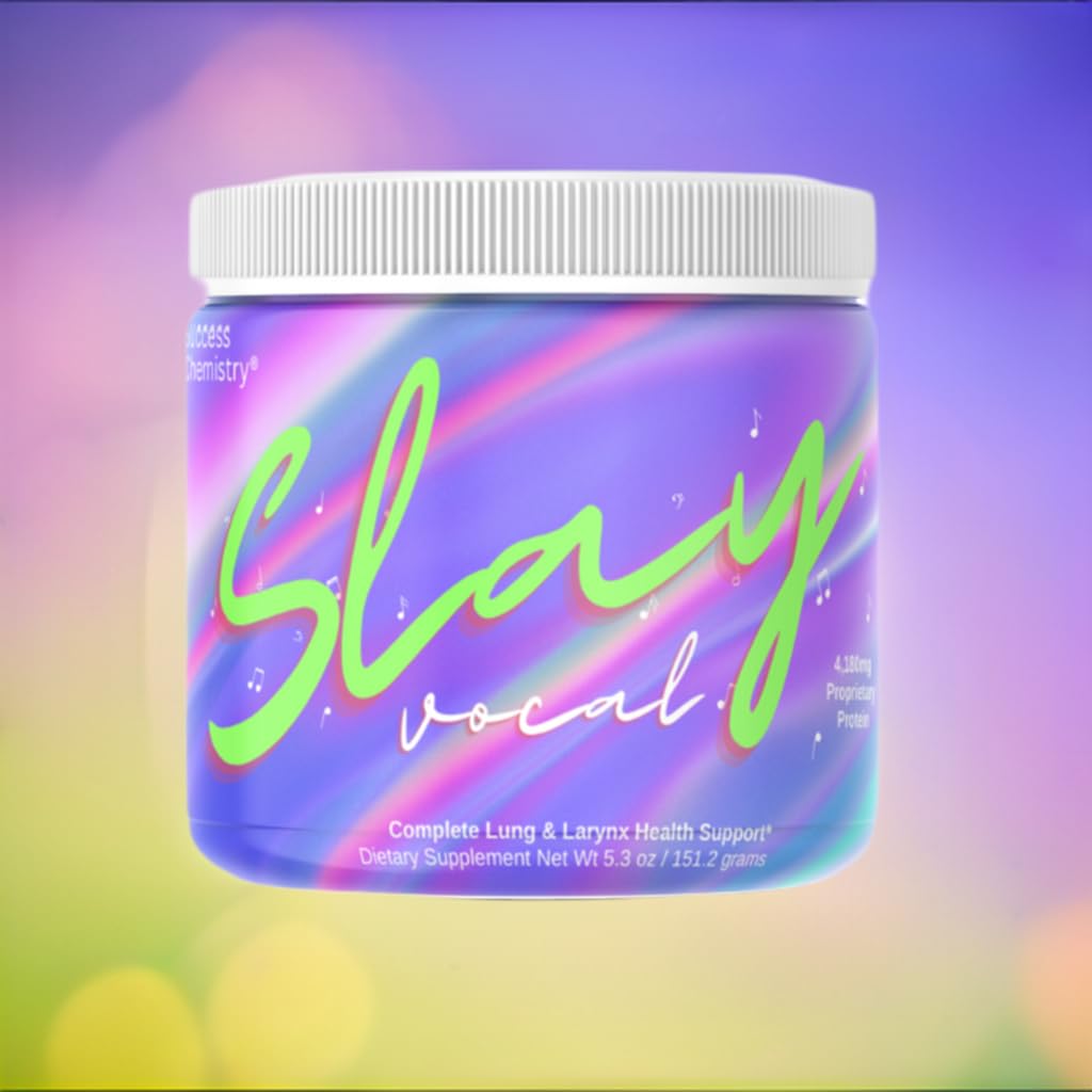 Success Chemistry Slay Vocal Complete Lung & Larynx Health Support Powder 1 Ounce