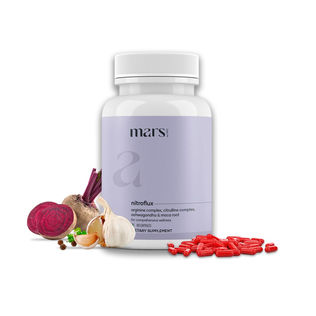 Mars by GHC NitroFlux Nitric Oxide Booster Capsule 3 Pack