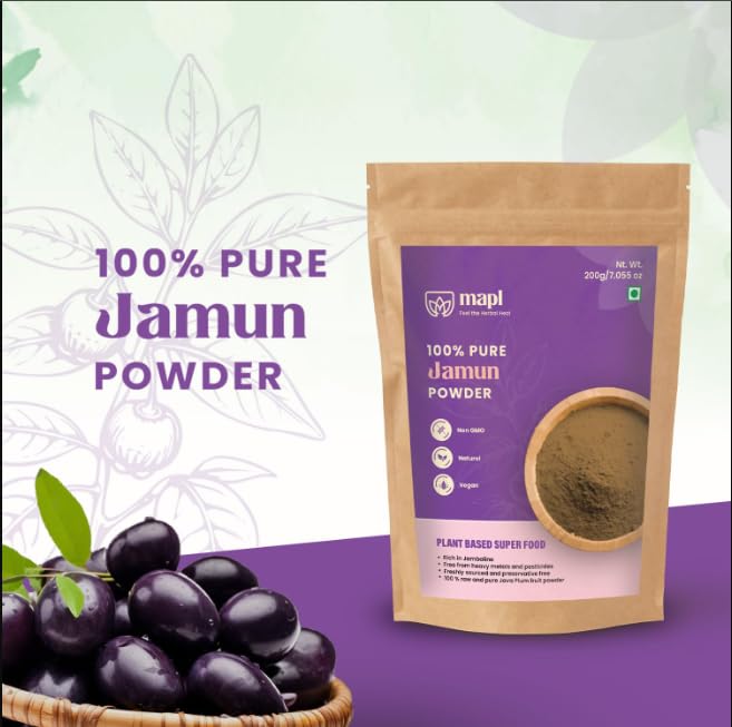 MAPL Karela and Jamun Powder Combo Pack, 7.06 oz