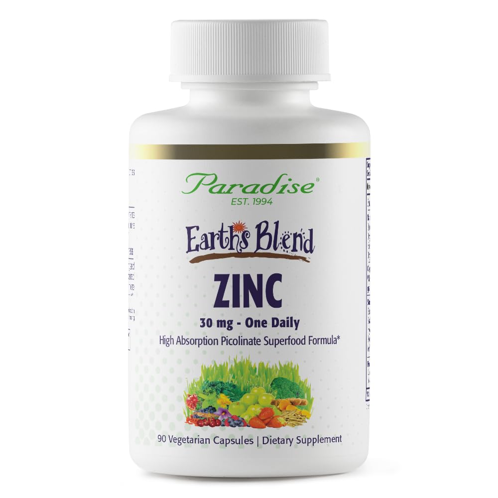 Paradise Herbs Zinc Picolinate 90 Capsules