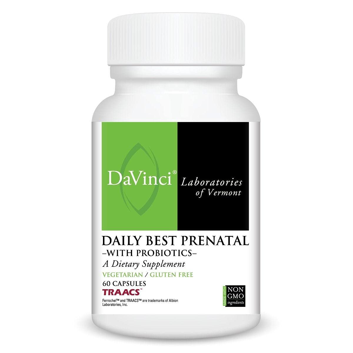 DAVINCI Daily Best Prenatal with Probiotics 60 Capsules