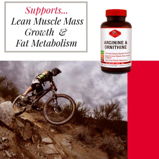 Olympian Labs Arginine 500mg & Ornithine 250mg Capsules, 100 Count