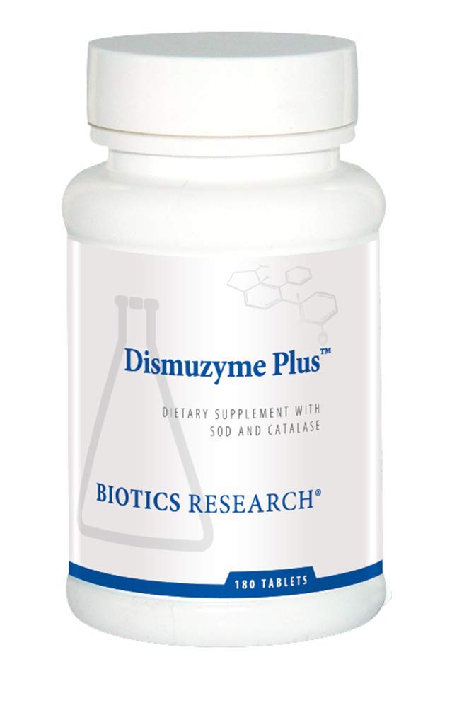 Biotics Research Dismuzyme Plus 180 Tablets