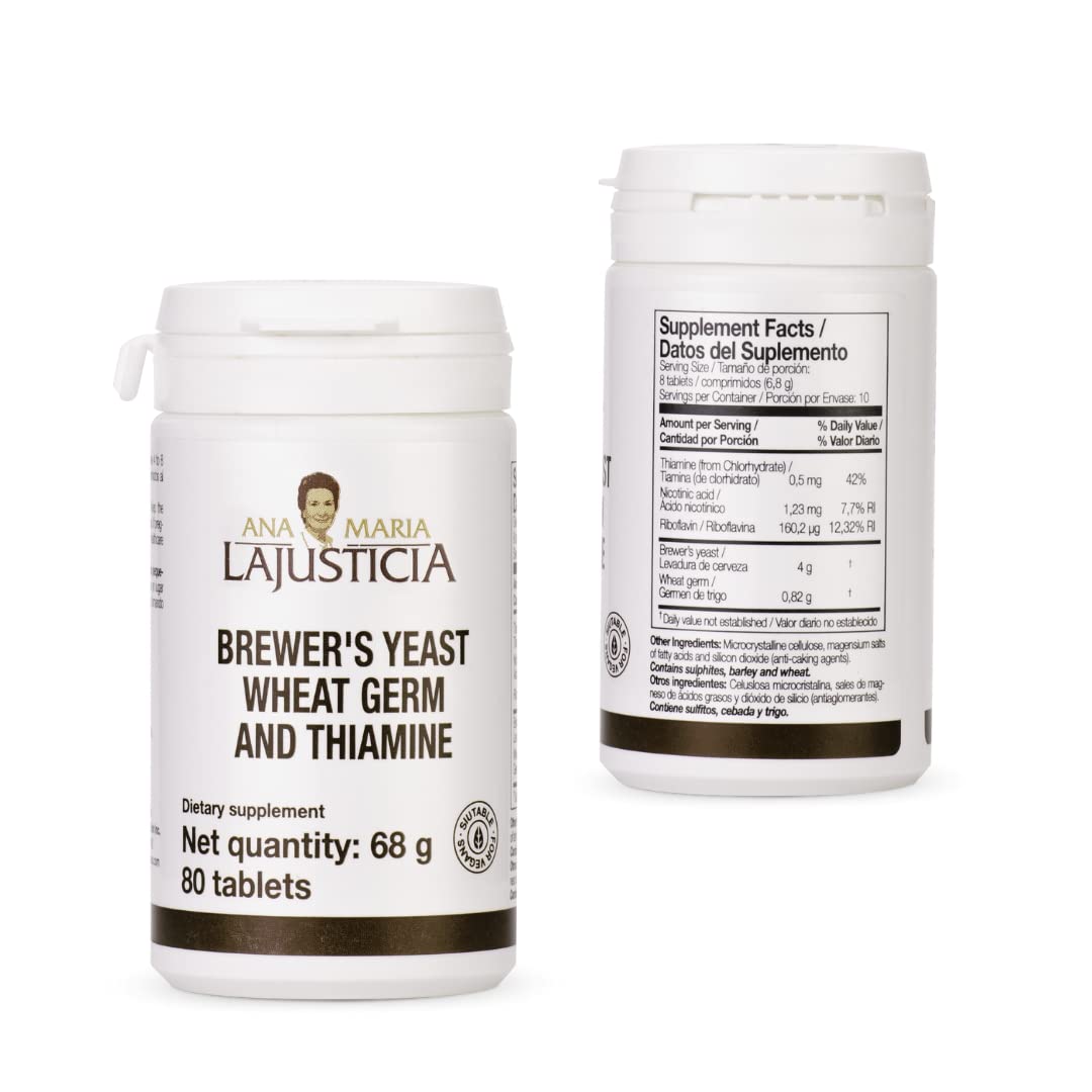 Ana María Lajusticia Brewer's Yeast Tablets 1 Tablet
