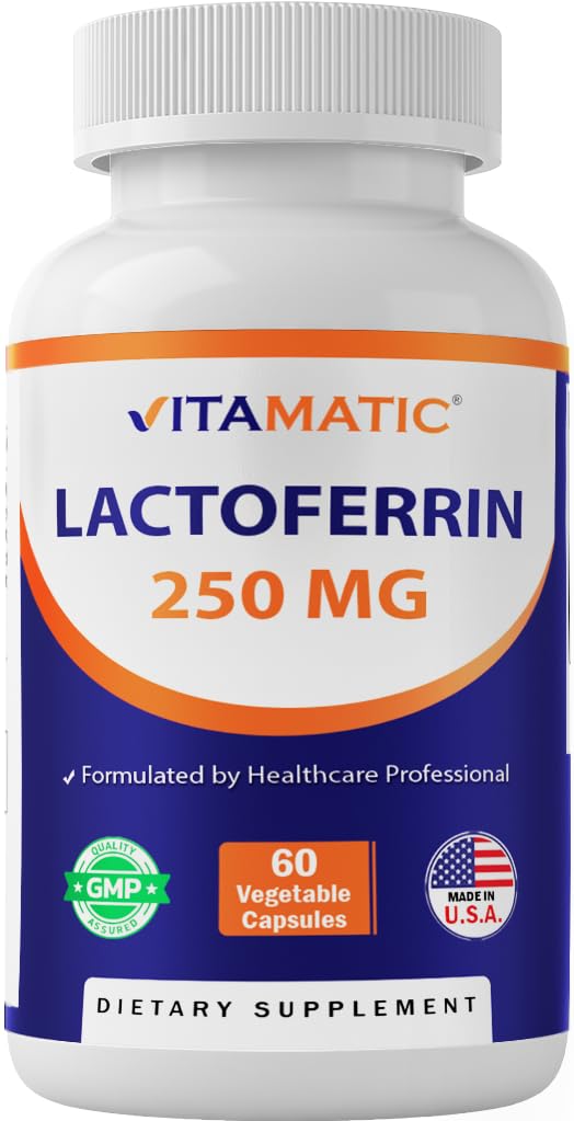 Vitamatic Lactoferrin 250mg Capsule, 60 Count