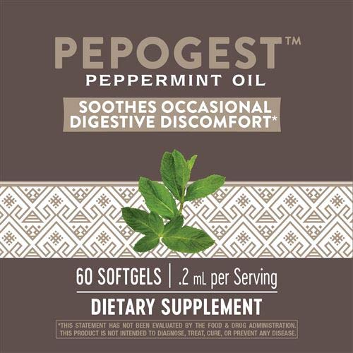 Nature's Way Pepogest Enteric-Coated Peppermint Oil Softgels 300