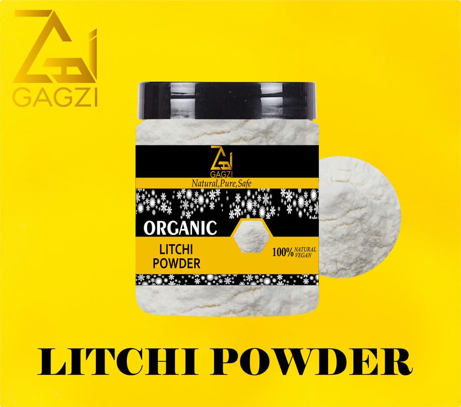 GAGZI Natural Litchi Powder, 8 Oz (226.80 g), 1 Pack