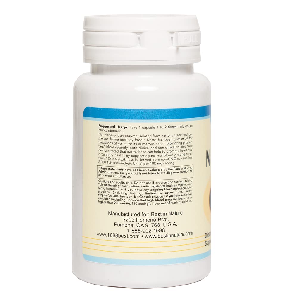 Best in Nature NattoBest Capsule 60 Count