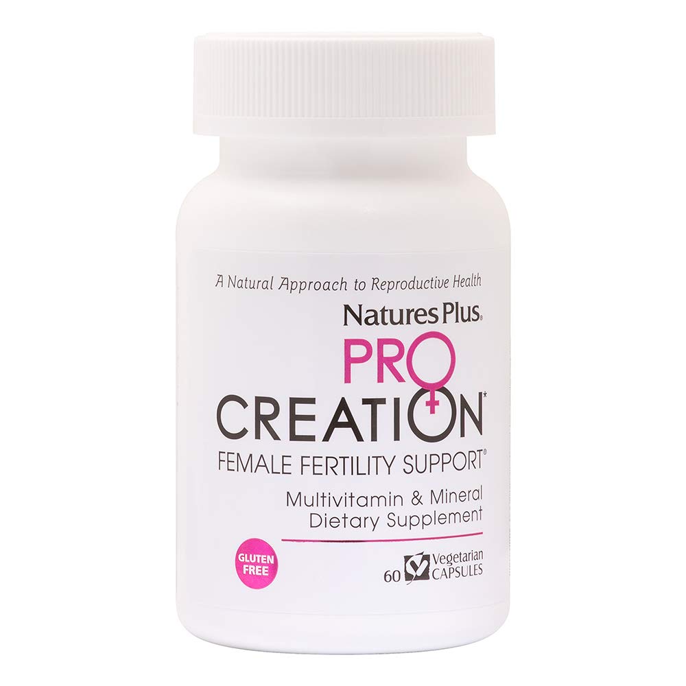 Nature's Plus ProCreation Female Fertility Support Capsules, 60 Count