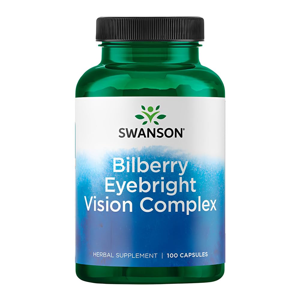 Swanson Bilberry Eyebright Vision Complex 100 Capsules