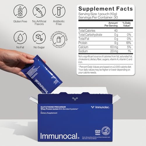 Immunocal Energy and Performance Bundle Whey Protein Isolate Powder 29.29