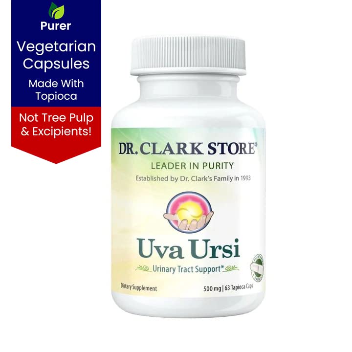 Dr Clark Store Uva Ursi Urinary Tract Support Capsules, 100 Count