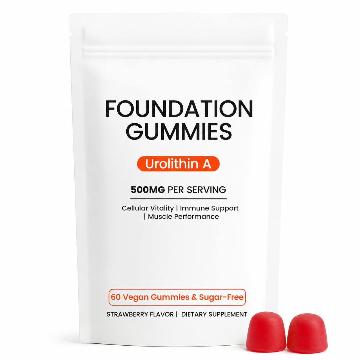 TADALAPRO Foundation Gummies Urolithin A Supplement, 60 Count