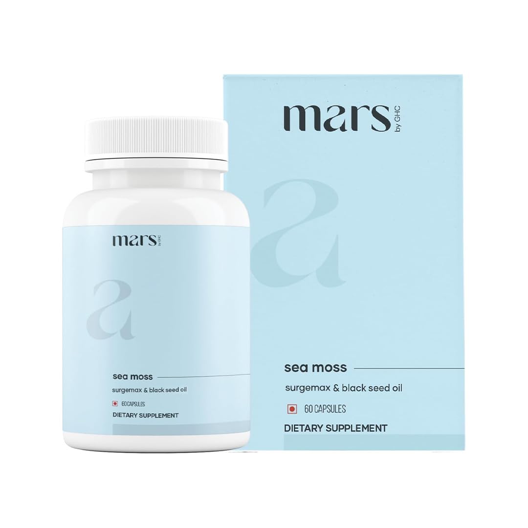mars by GHC Mars Sea Moss Caps Surge Natural (60N) Capsule 1