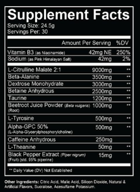110 Percent Pre-Workout Powder 1.9 Ounce